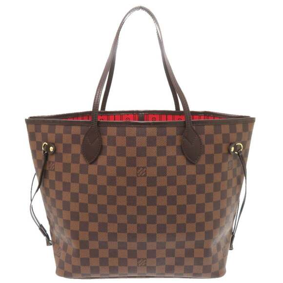 LOUIS VUITTON Brown Damier Neverfull MM Tote Bag - Picture 2 of 10